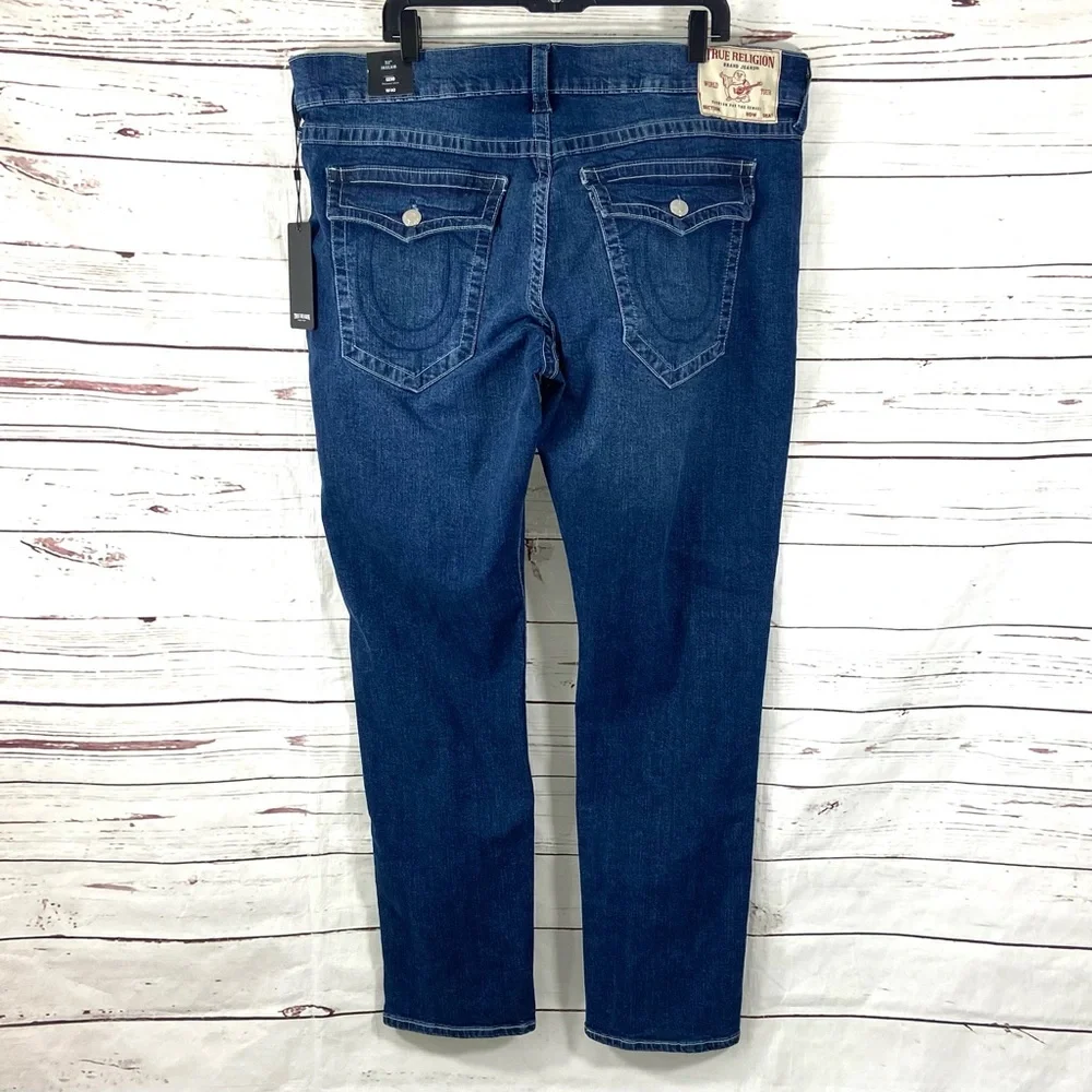 True‎ Religion Geno Jeans Men’s 40x 32 Blue Relaxed Slim Denim